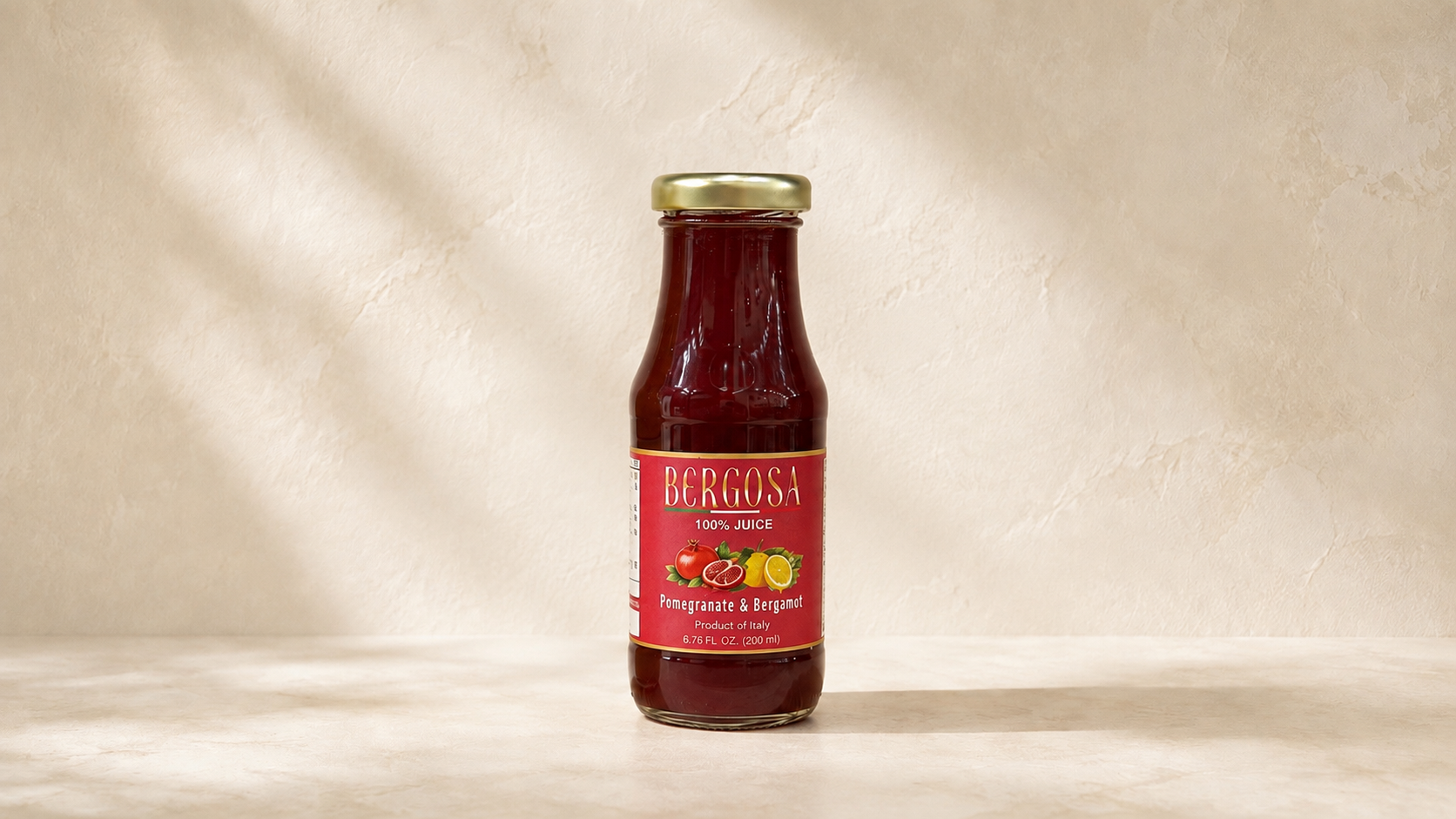 Pomegranate · Bergamot — Organic Pomegranate juice and Bergamot juice